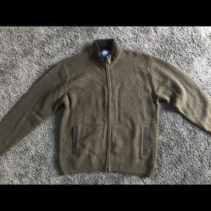 Pentland 100% Shetland wool zip up sweater